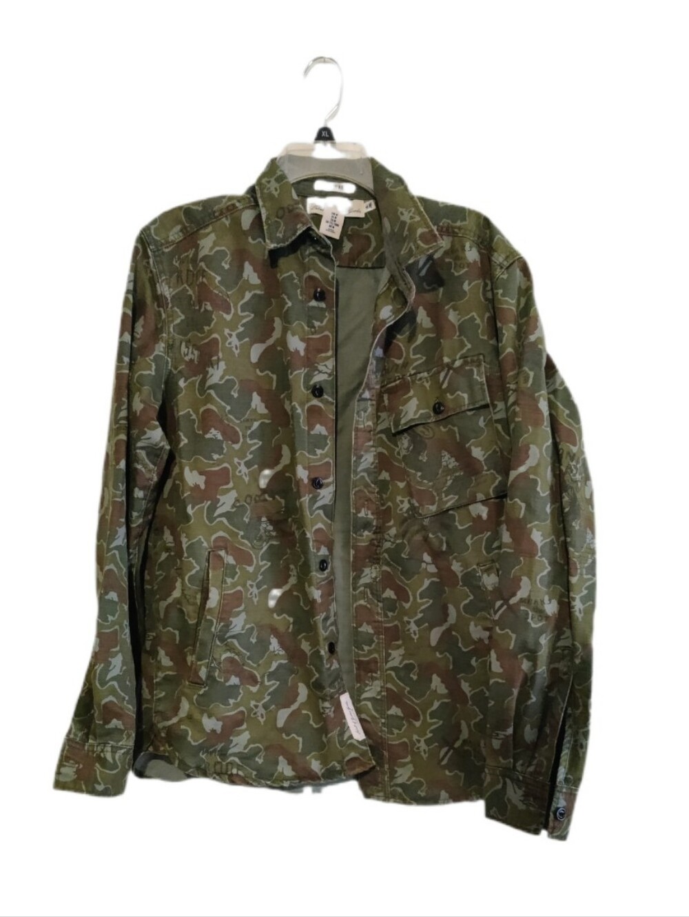 H & M Camo Men's Jacket Cotton